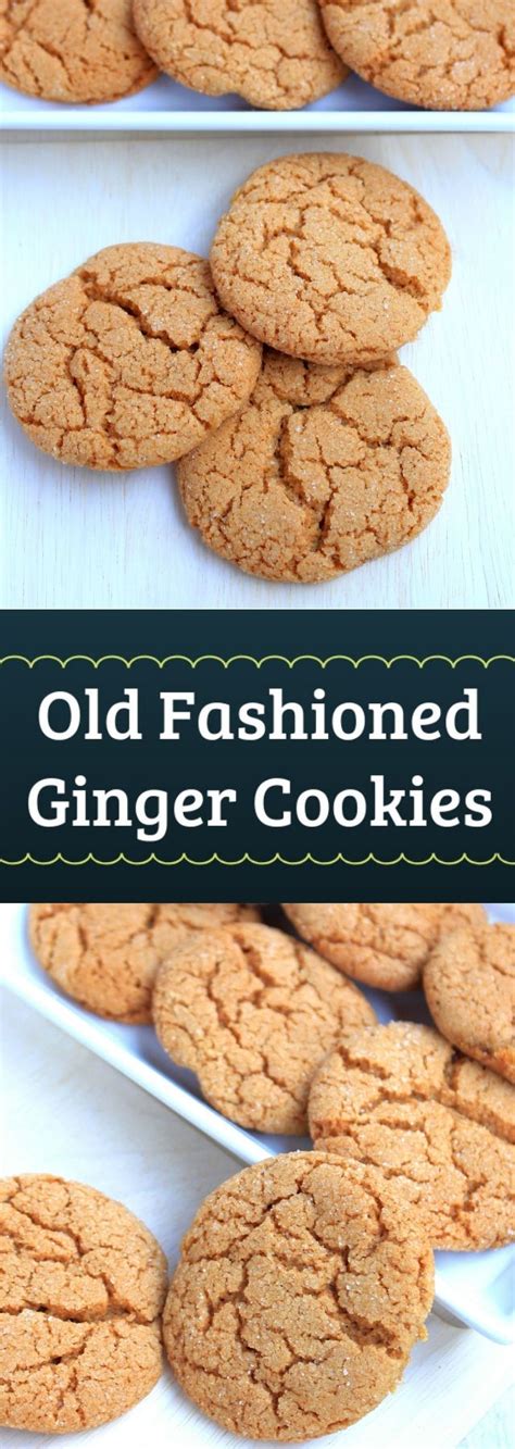 Old fashioned christmas cookies are the perfect choice for the holiday season. Old fashioned Ginger Cookies | Recipe | Christmas recipes ...