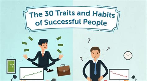 30 Traits And Habits Of Successful People Infographic