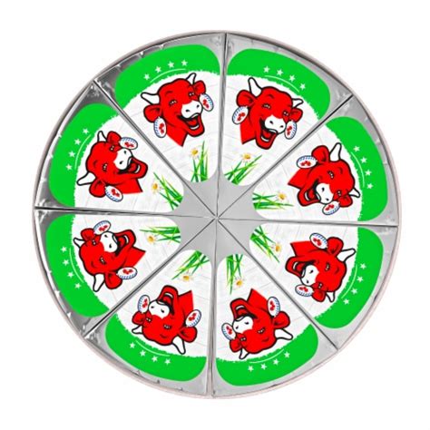 The Laughing Cow Creamy Garlic & Herb Spreadable Cheese Wedges, 8 pk/5.