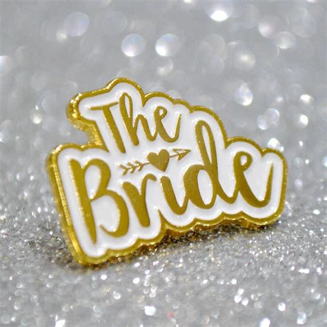 The Bride Enamel Lapel Pin Badge Wedding T Set Wedding Ts For
