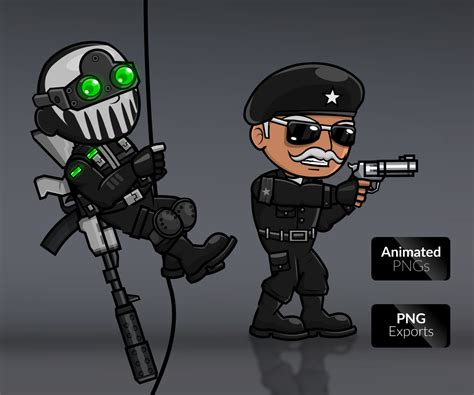 Black Ops Squad Game Art Partners
