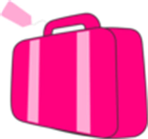 Pink Suitcase Clip Art at Clker.com - vector clip art online, royalty png image
