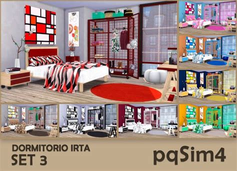 Sims 4 Ccs The Best Irta Bedroom Set №3 By Pqsim4 Sims Haus Sims