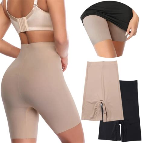 Anti Chafing Slip Shorts Women High Waist Safety Panty Invisible Under