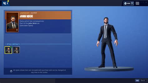 John Wick Set And Wicks Bounty Are Now Available In Fortnite Battle