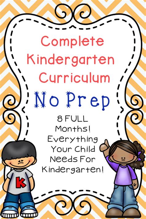 Basic Kindergarten Curriculum
