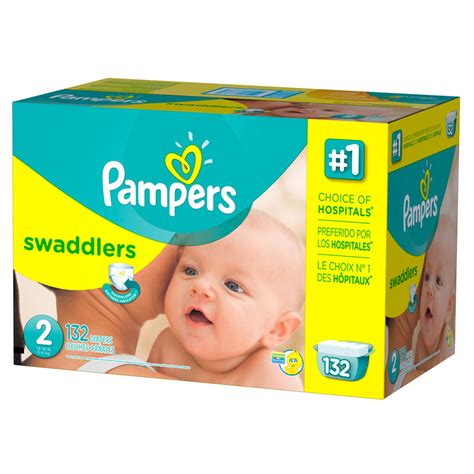 Pampers Swaddlers 132 Count Diapers Size 2 Disposable Diapers Baby