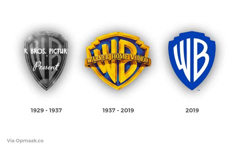 Warner Bros Logos Over Its Lifetime Design