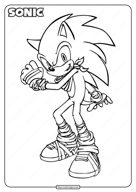 Free Printable Sonic The Hedgehog Coloring Pages Hedgehog Colors