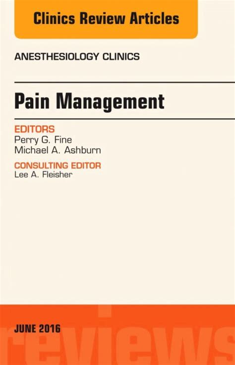 Pain Management An Issue Of Anesthesiology Clinics Ebook En Laleo