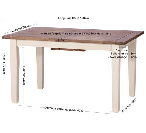 Table Repas Extensible Bois Recycl Bristol Tables Manger Pier Import