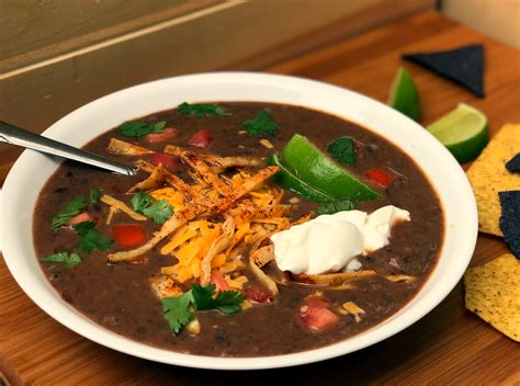 Easy Black Bean Soup Aunt Bee S Recipes