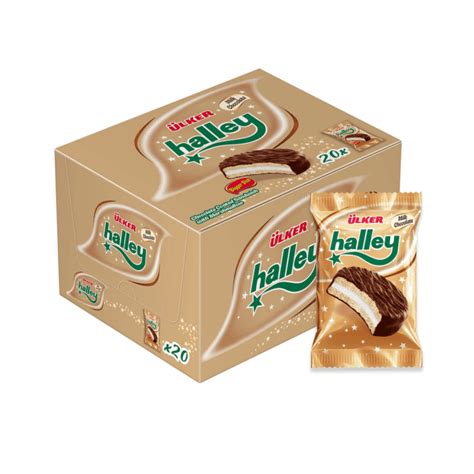 Ulker Halley Chocolate And Marshmallow Sandwich Cookies 24x30g Al Hudaydah