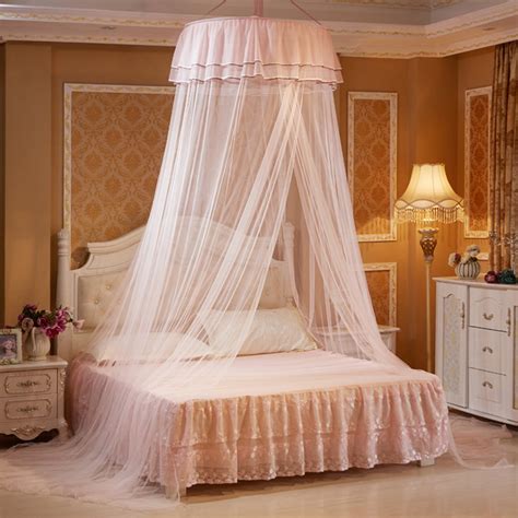 Elegant Lace Dome Mosquito Net Princess Style Mosquito Netting Ceiling Mounted Canopy Bed