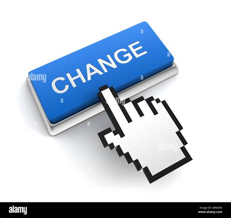 Change Push Button Concept Illustration Stock Photo Alamy