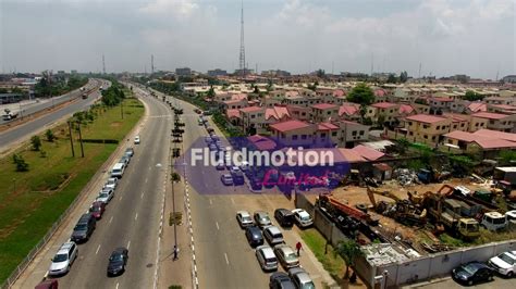 Aerial View Of Ikeja Lagos Youtube