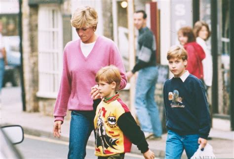 Princess Diana Photos With Sons Prince William And Harry Hollywood Life