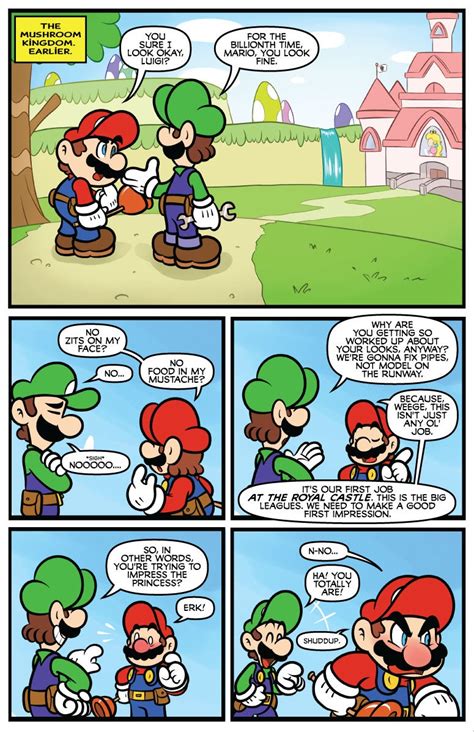 Mario Cant Run From Comic Books