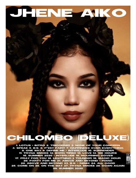 Poster Room Room Posters Jhene Aiko Album Jhené Aiko Chilombo Magic