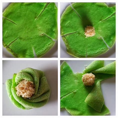 Intinya makanan atau masakan ini berupa telur dadar yang digulung pakai lidi. Notes: Dadar Gulung Mawar