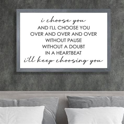 Master Bedroom Wall Decor Over The Bed Wedding Anniversary Etsy