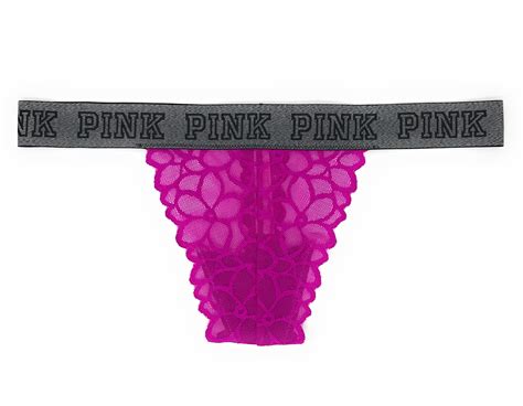 Victorias Secret Pink Logo Thong Panty