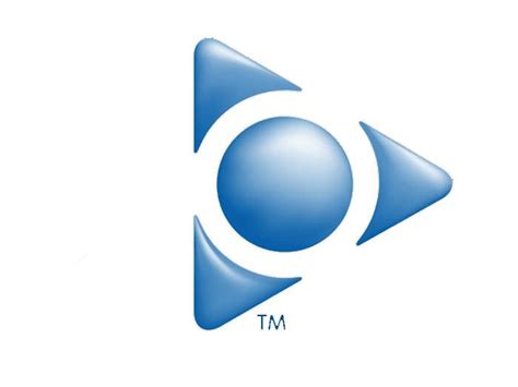 Blue Circle White Triangle Logo Logodix