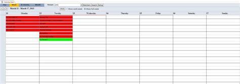 6 Conference Room Schedule Templates Excel Templates