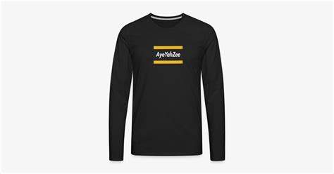 Masterdad Clothing Ayeyahzee Mens Premium Long Sleeve T Shirt