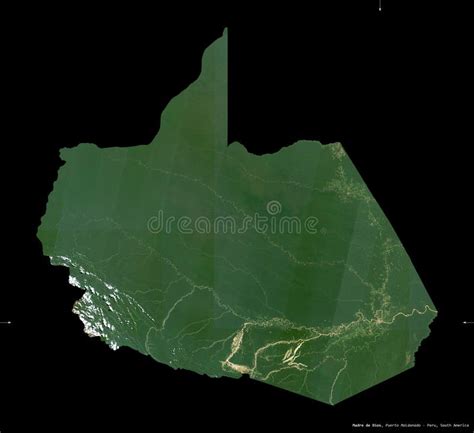 Map Of Madre De Dios Stock Illustration Illustration Of Isolated