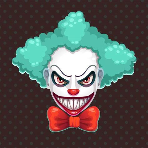 Evil Clown Face Paint Illustrations Royalty Free Vector Graphics