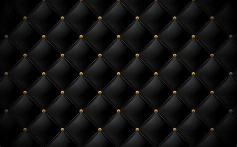 Photo Wallpaper Tufted Black Leather Removable Temporary Etsy
