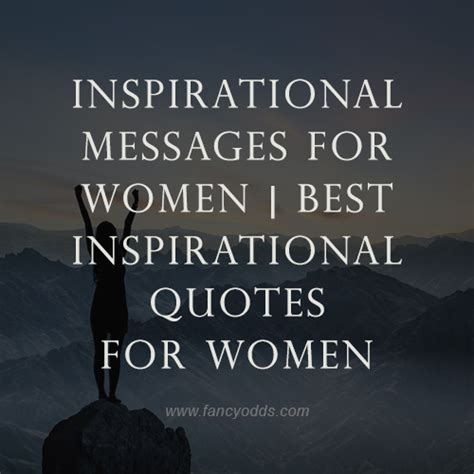 Inspirational Messages For Women Best Inspirational Quotes For Women