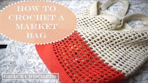 Crochet Market Bag Video Tutorial Easy Youtube