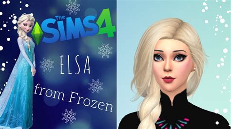 Elsa From Frozen The Sims 4 Cas Cc List Youtube