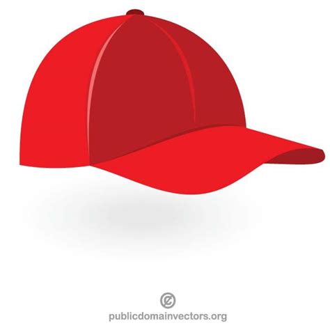 Red Baseball Hat Royalty Free Stock SVG Vector And Clip Art