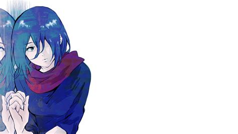 Blue Haired Girl In The Anime Tokyo Ghoul Wallpapers And Images Wallpapers Pictures Photos