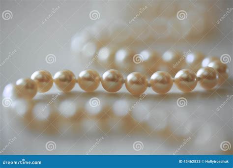 String Of Pearls Stock Image Image Of Necklace Elegant