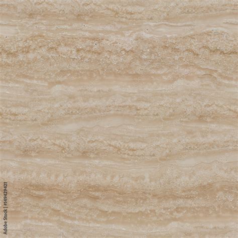 Beige Marble Travertine Texture Seamless Square Background Tile Ready