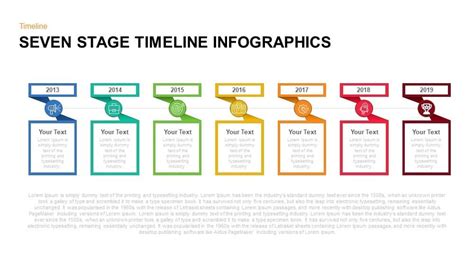 7 Stage Timeline Infographic Powerpoint Template And Keynote Slide 7