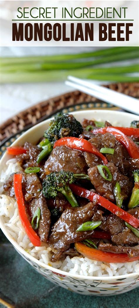 Secret Ingredient Mongolian Beef ~ Delicious Cooking Recipes