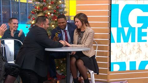 Woman Gets Surprise Marriage Proposal Live In Gma Audience Abc News