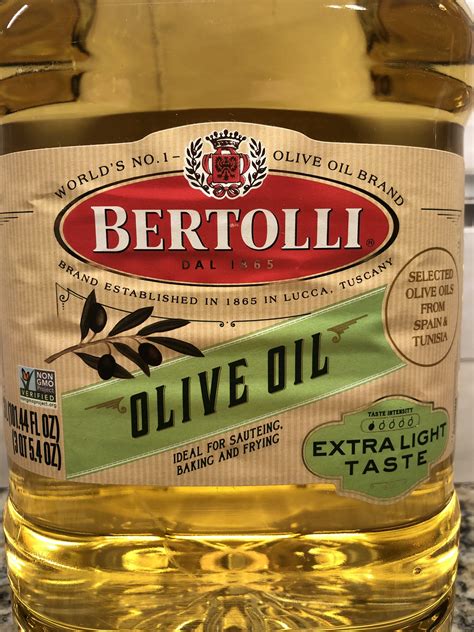 Extra virgin olive oil is the purest form of olive oil that you can buy, thus a bit of background on it would be helpful towards understanding olive oil in general. Bertolli Extra Light Tasting Olive Oil 3L Bottle frying ...