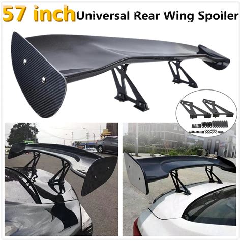 car parts carbon fiber gt fixed wing termaly universal gt wing spoiler car rear wing 145cm a