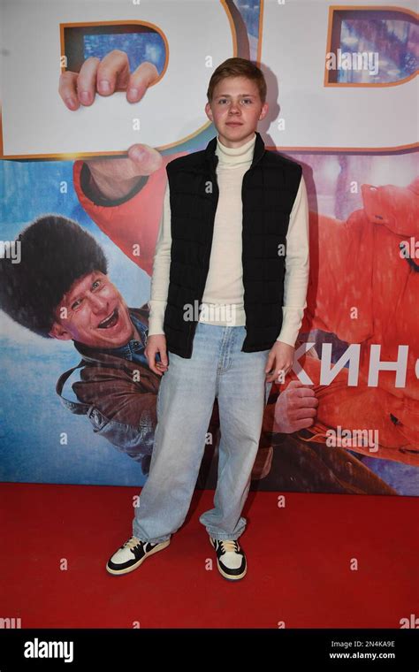 moscow the actor the blogger sasha novikov at a premiere of the adventure comedy be at caro