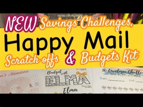 New Savings Challenges Happy Mail New Scratch Offs September