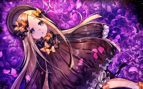 P Free Download Abigail Williams Violet Flowers Fate Grand Order Foreigner Fate Series