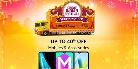 Amazon Great Indian Sale Diwali Offers On Mobiles Upto 40 Off