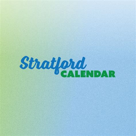 Stratford Calendar Stratford Ct