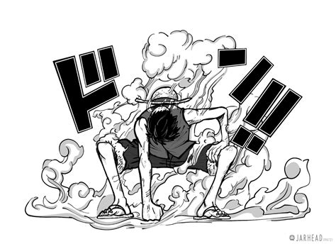 Luffy Manga Panels One Of Every Luffy Gear Anime Informer